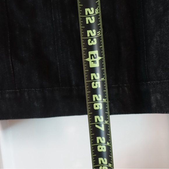 STRAIGHT TO HELL OUTSIDER – DARK KING – RAW DENIM JACKET Black - Small - Picture 7 of 7